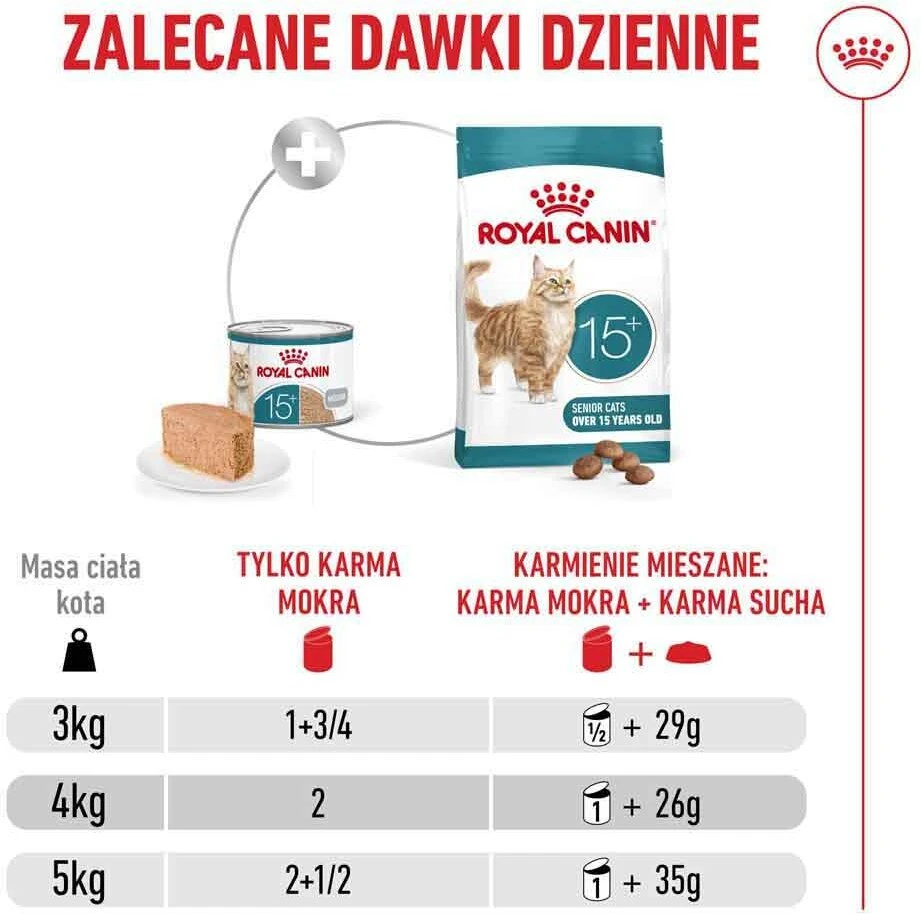 ROYAL CANIN Ageing 15+ Mousse – šlapias kačių maistas – 85g