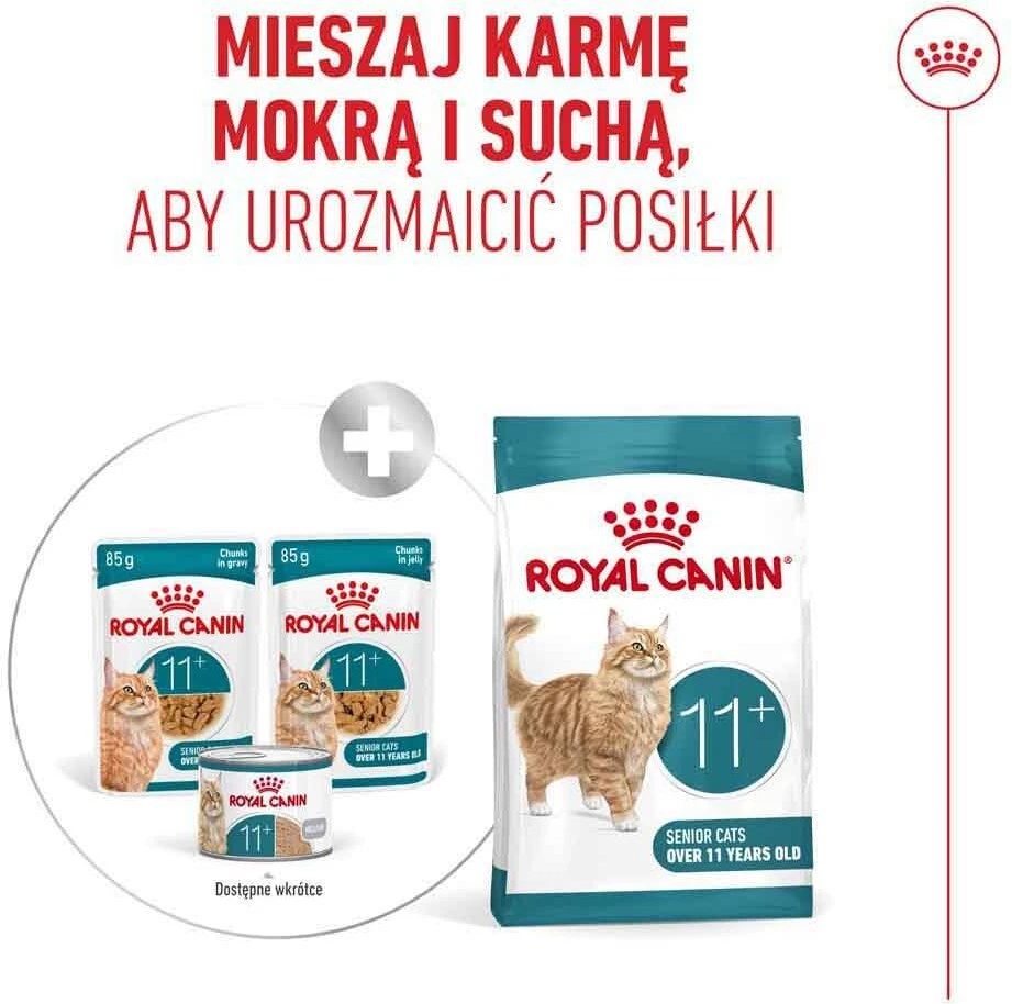 ROYAL CANIN Ageing 11+ Mousse – šlapias kačių maistas – 85g