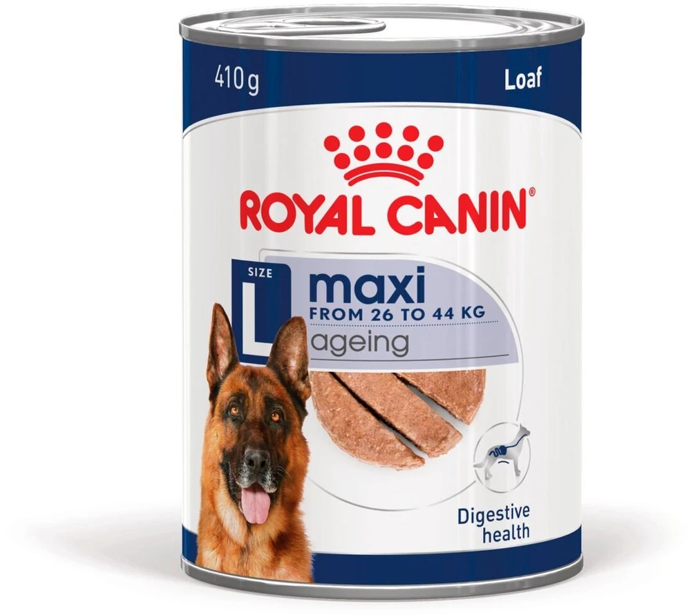 ROYAL CANIN SHN Maxi Ageing Loaf konservas šunims, 410 g