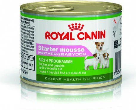 Royal Canin Starter mousse 195g konservuotas pašaras jauniems šunims