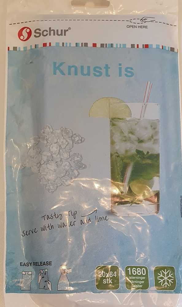 Royal Catering Isterningepose til Knust is Selvlukkende Plast Klar,20 ps/pk