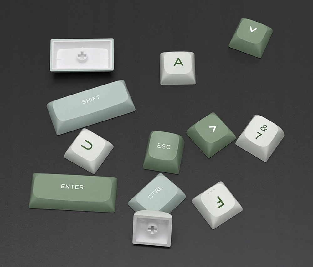 Royal Kludge RK R75 Sidabrinis Switches Skycyan Žaidimų klaviatūra baltos spalvos