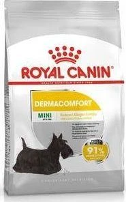 ROYAL CANIN CCN MINI DERMA 3kg, mažų veislių, suaugusių, jautrią odą turinčių šunų sausas pašaras
