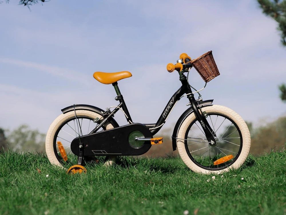 HUFFY Vintage Juodas 16" – vaikiškas dviratis