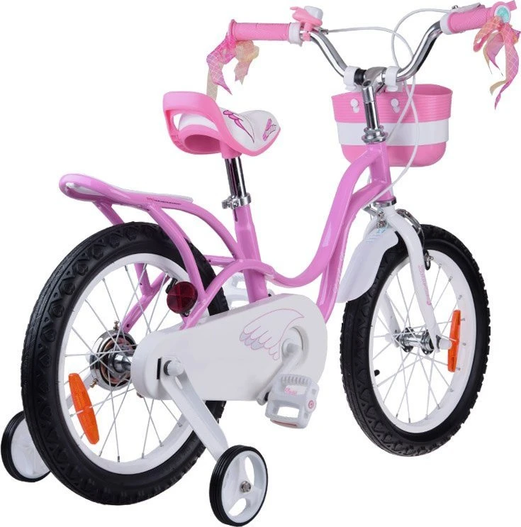 RoyalBaby Bicycle 16" Little Swan retro vaikiški krepšelio šoniniai ratai RB16-18