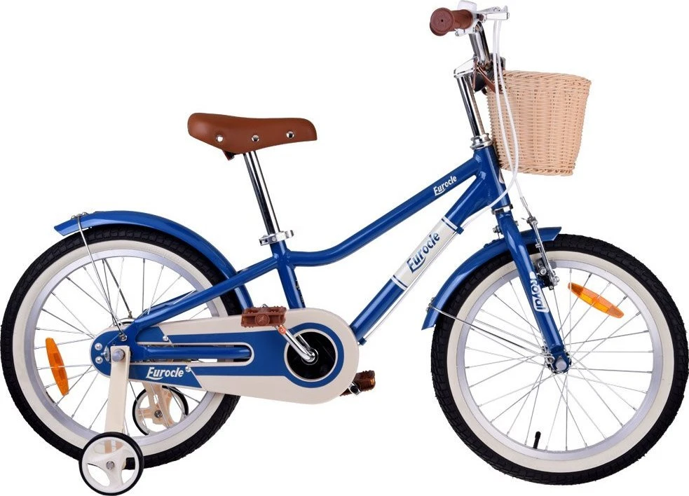 RoyalBaby Lovely City dviratis su krepšeliu vaikams Eurocle 18" RB18B-38