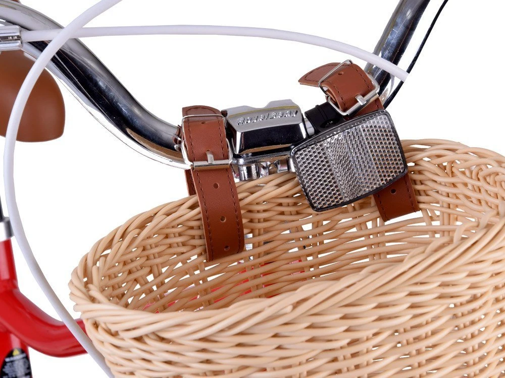 RoyalBaby Lovely City dviratis su krepšeliu vaikams Eurocle 16" RB16B-38