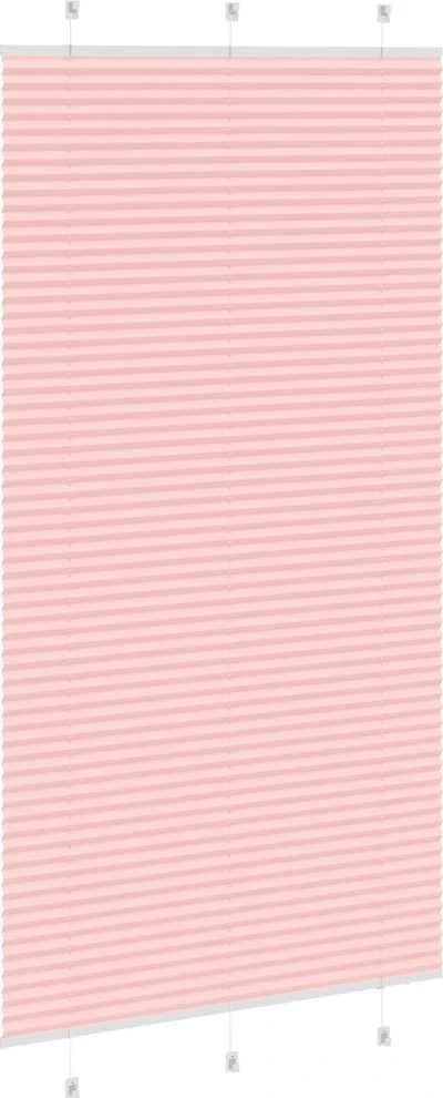 Klostuotos žaliuzės, rožinės, 100x200 cm, audinys, plotis 99,4 cm, poliesteris