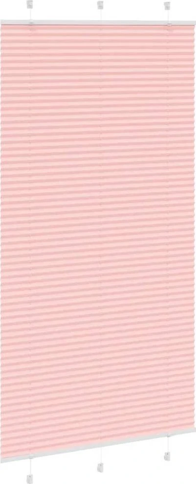 Klostuotos žaliuzės, rožinės spalvos, 110x200 cm, audinys, plotis 109,4 cm, poliesteris