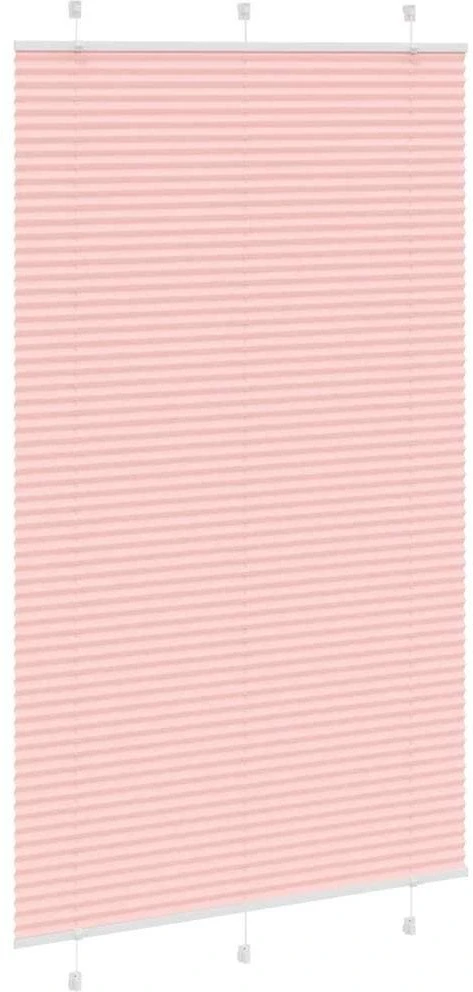 Klostuotos žaliuzės, rožinės spalvos, 120x200 cm, audinys, plotis 119,4 cm, poliesteris