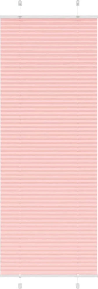 Klostuotos žaliuzės, rožinės, 80x200 cm, audinys, plotis 79,4 cm, poliesteris