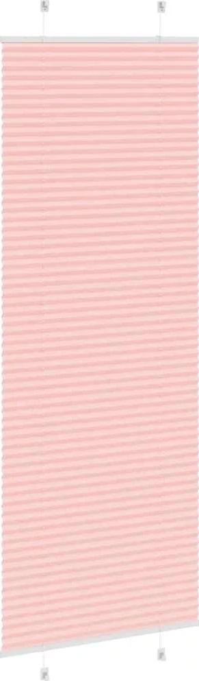 Klostuotos žaliuzės, rožinės, 80x200 cm, audinys, plotis 79,4 cm, poliesteris