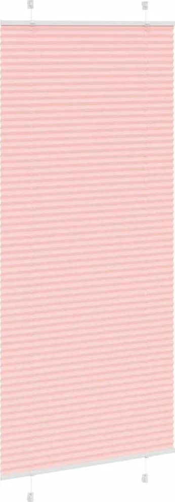 Klostuotos žaliuzės, rožinės, 85x200 cm, audinys, plotis 84,4 cm, poliesteris