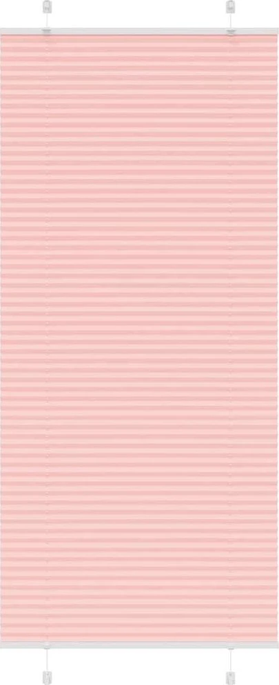 Klostuotos žaliuzės, rožinės, 85x200 cm, audinys, plotis 84,4 cm, poliesteris