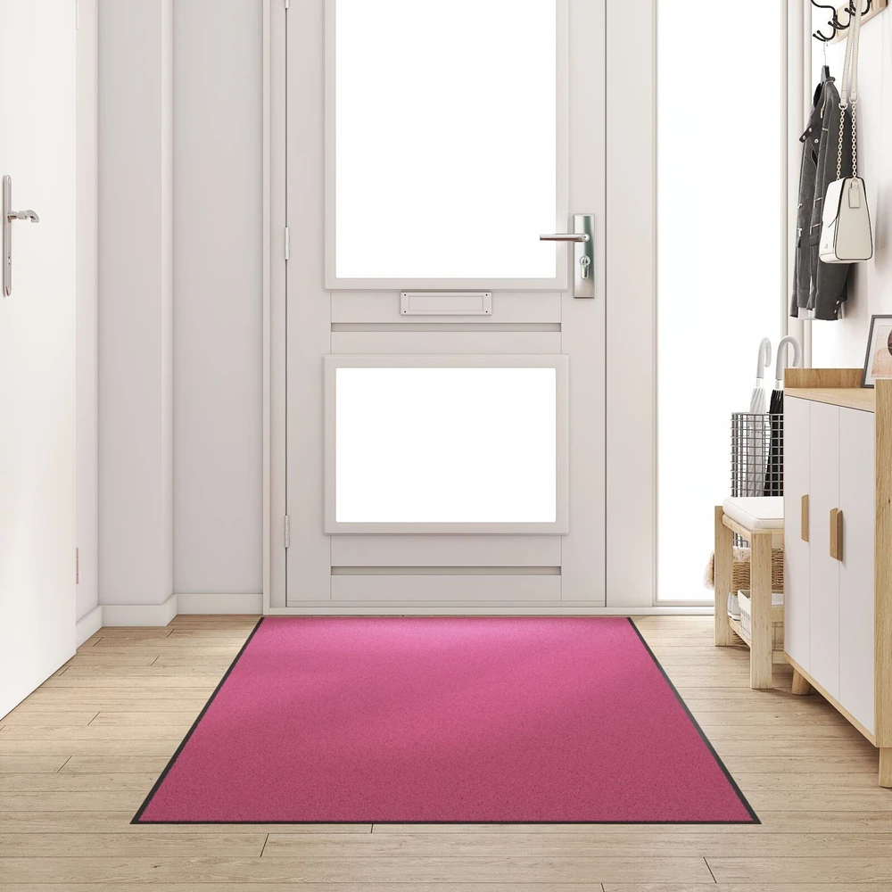 Durų kilimėlis Rožinė ir Juoda 120 x 250 cm 100% poliamidas