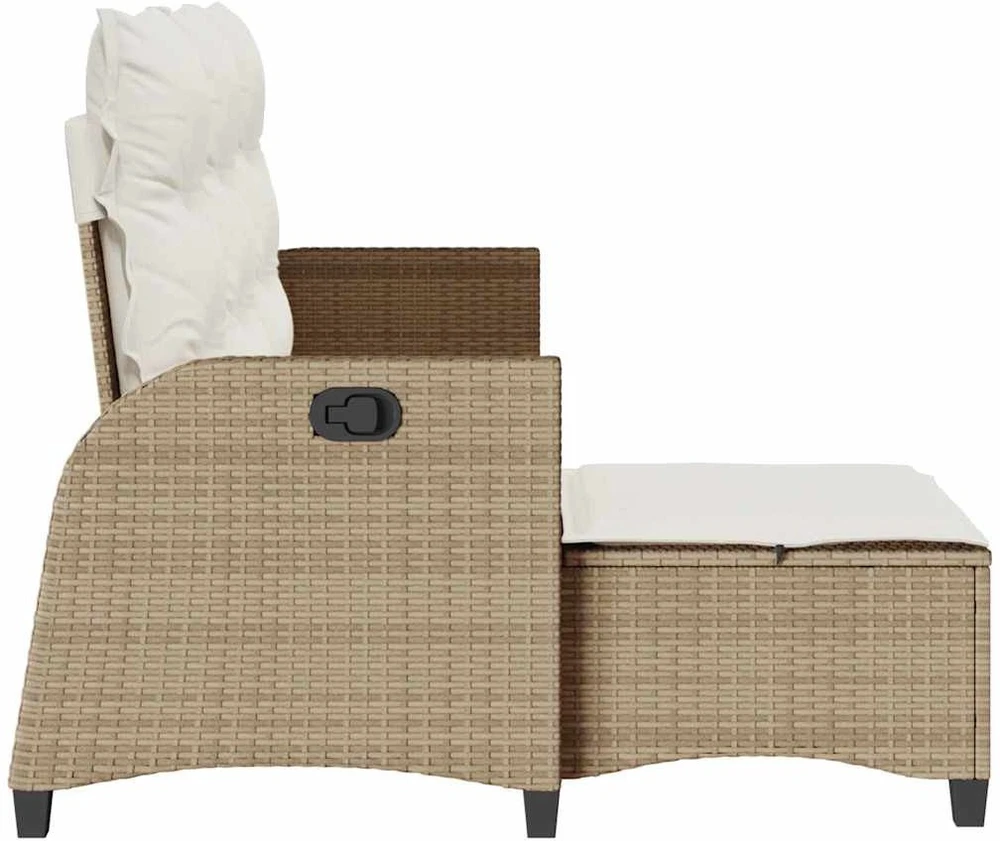 Atlošiama sodo sofa su pagalvėlėmis L formos smėlio spalvos