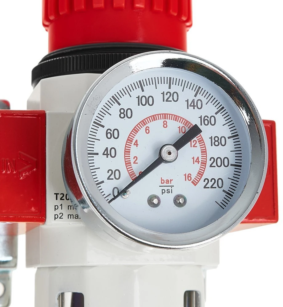 RQS Oro reduktorius su vandens šalintuvu, filtru ir manometru 1/2'' (10)