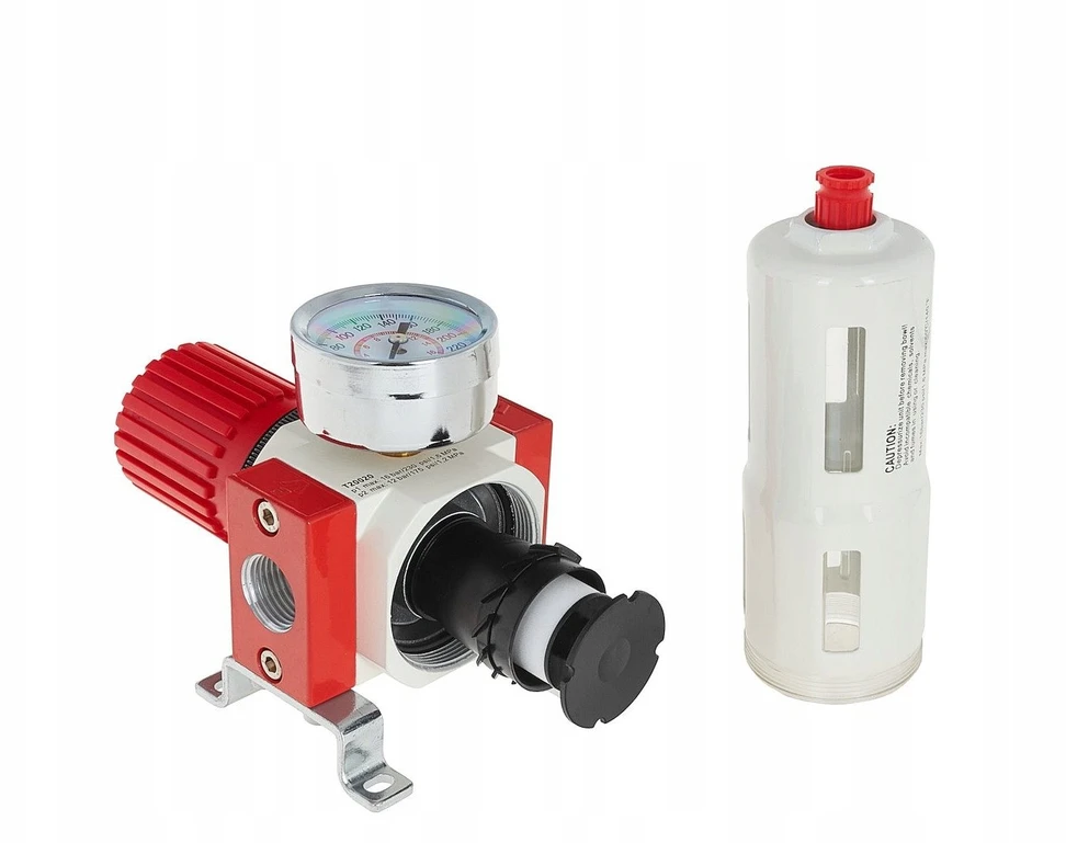 RQS Oro reduktorius su vandens šalintuvu, filtru ir manometru 1/2'' (10)