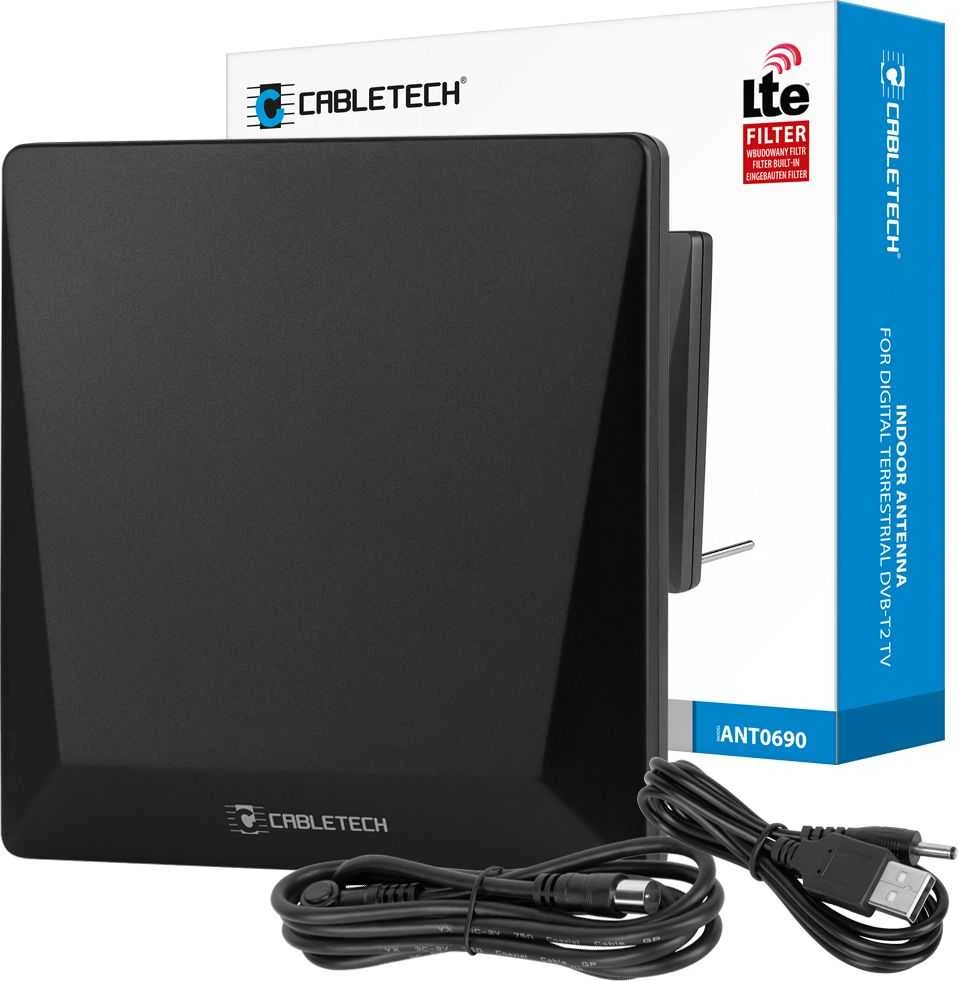 Vidinė antena skaitmeninei antžeminei televizijai DVB-T2 Cabletech