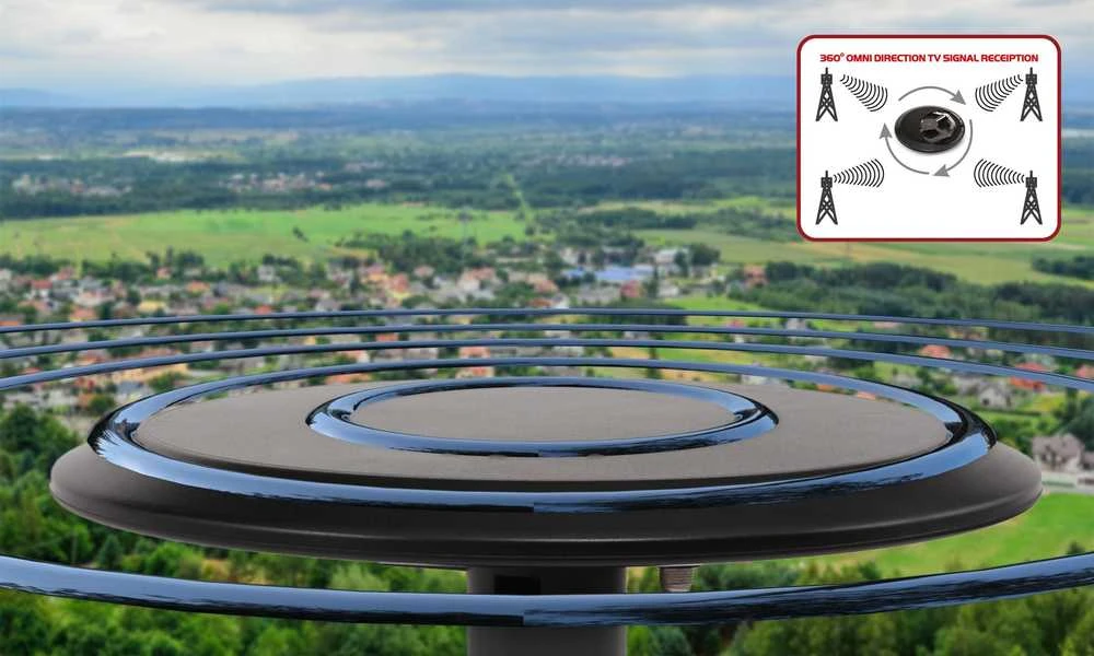 Opticum DVB-T Dynamic UFO-360 juoda