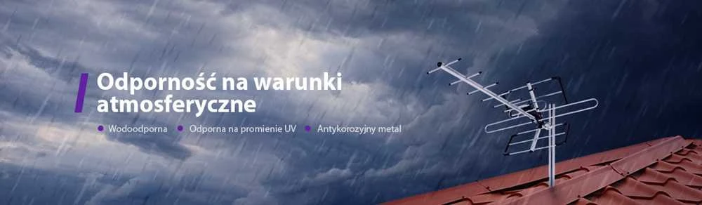 Carruzzo DVB-T/T2 Antenna Spacetronik EOS L Combo Baltas (Passive)