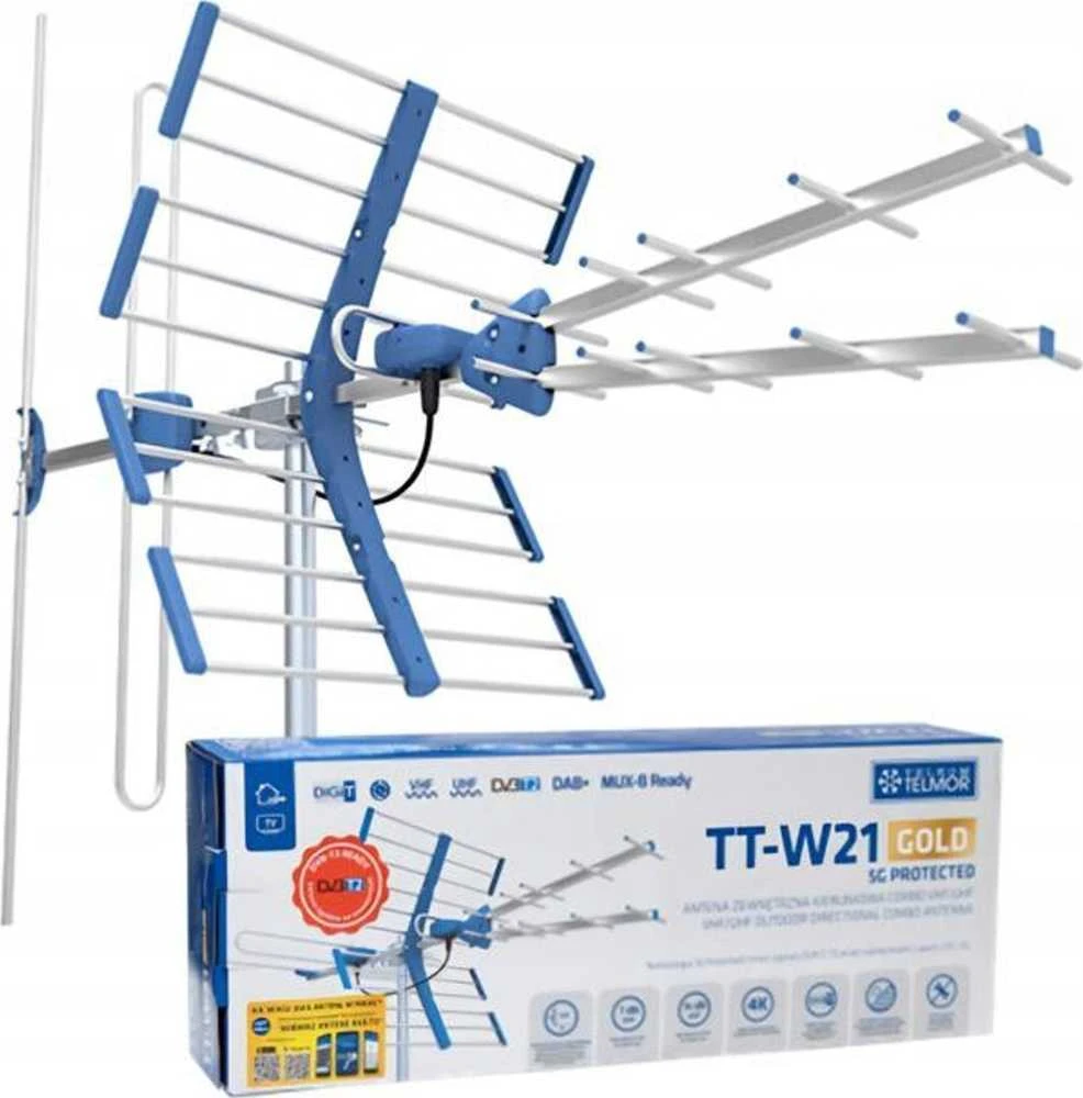 Blow TV antena TT W21 GOLD COMBO 5G TELMOR