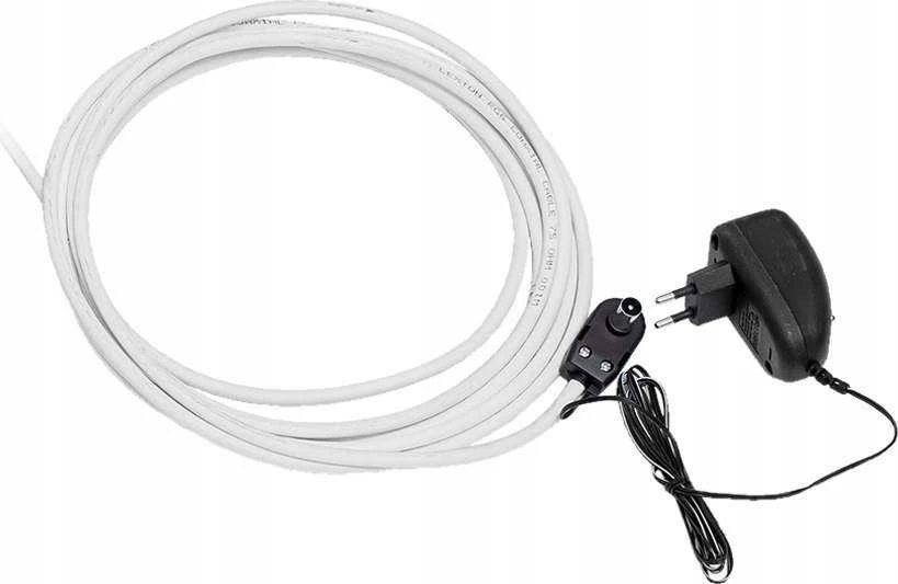 Oem Vidinė/lauko TV antena Mini-Yagi su stiprintuvu ir 5m laidu Barczak