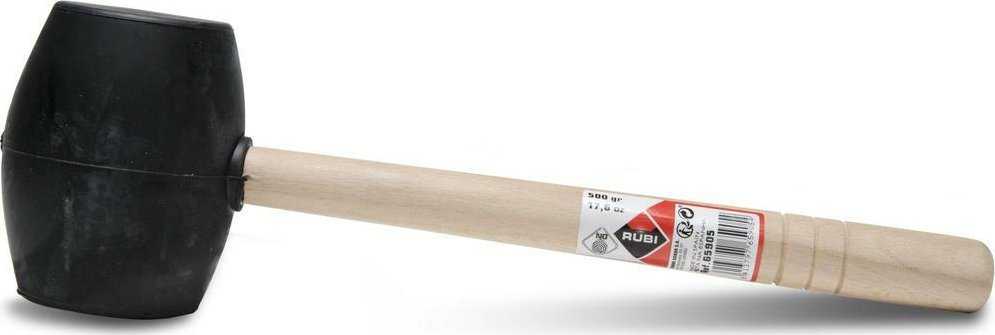 RUBI MŁOTEK GUMOWY Juodas 750g