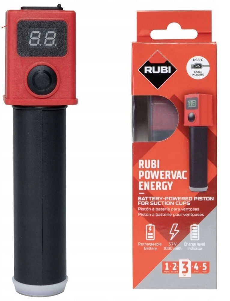 RUBI AKUMULIATORINIS STŪMOKLIS VAKUUMINIAMS SIURBTUKAMS POWERVAC ENERGY