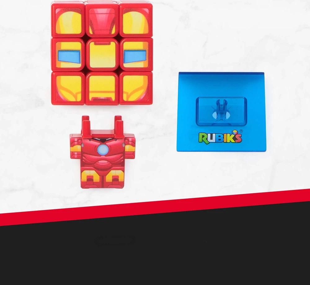Spin Master Rubiks Rubiko kubas 3x3 – Geležinis žmogus (6071041)