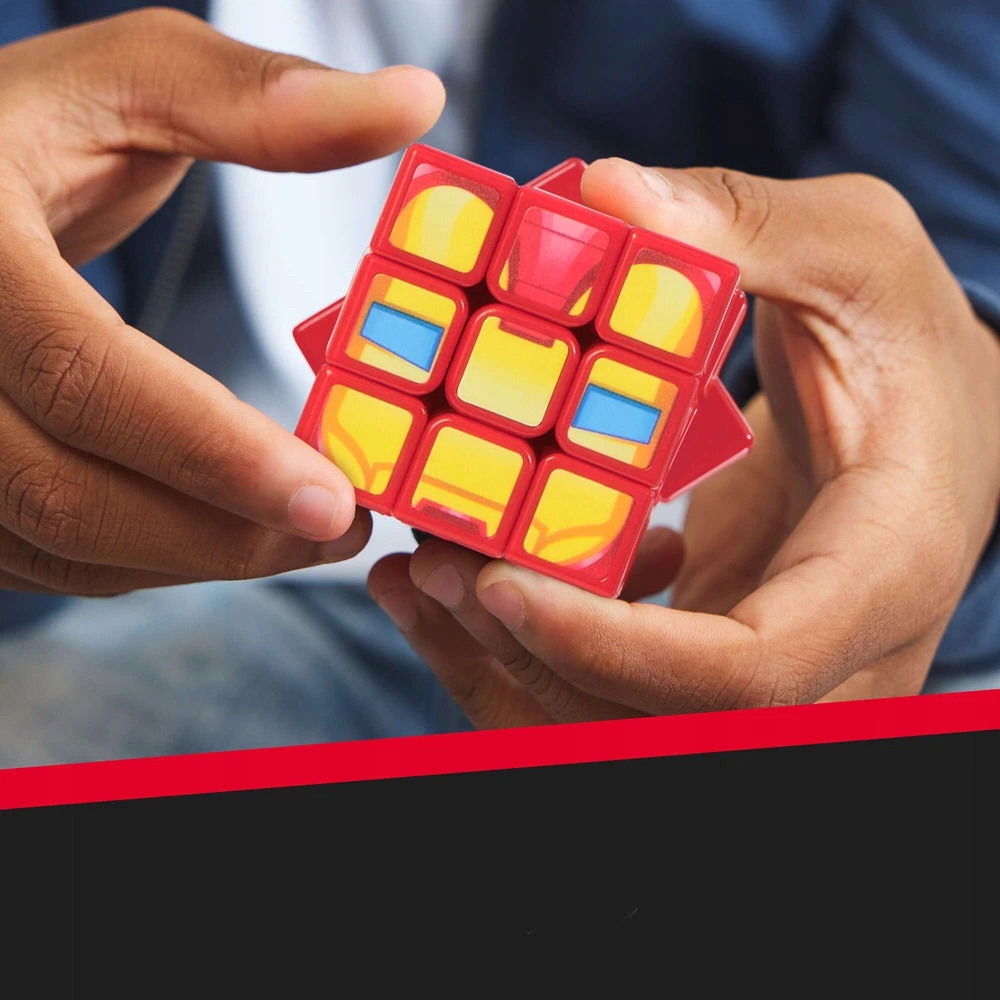 Spin Master Rubiks Rubiko kubas 3x3 – Geležinis žmogus (6071041)