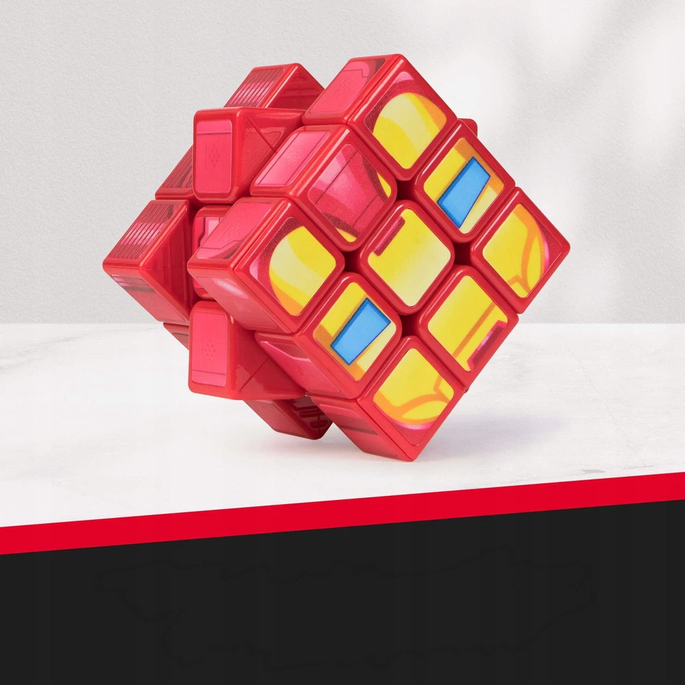 Spin Master Rubiks Rubiko kubas 3x3 – Geležinis žmogus (6071041)