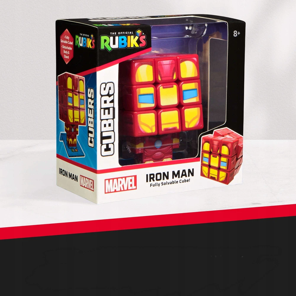 Spin Master Rubiks Rubiko kubas 3x3 – Geležinis žmogus (6071041)