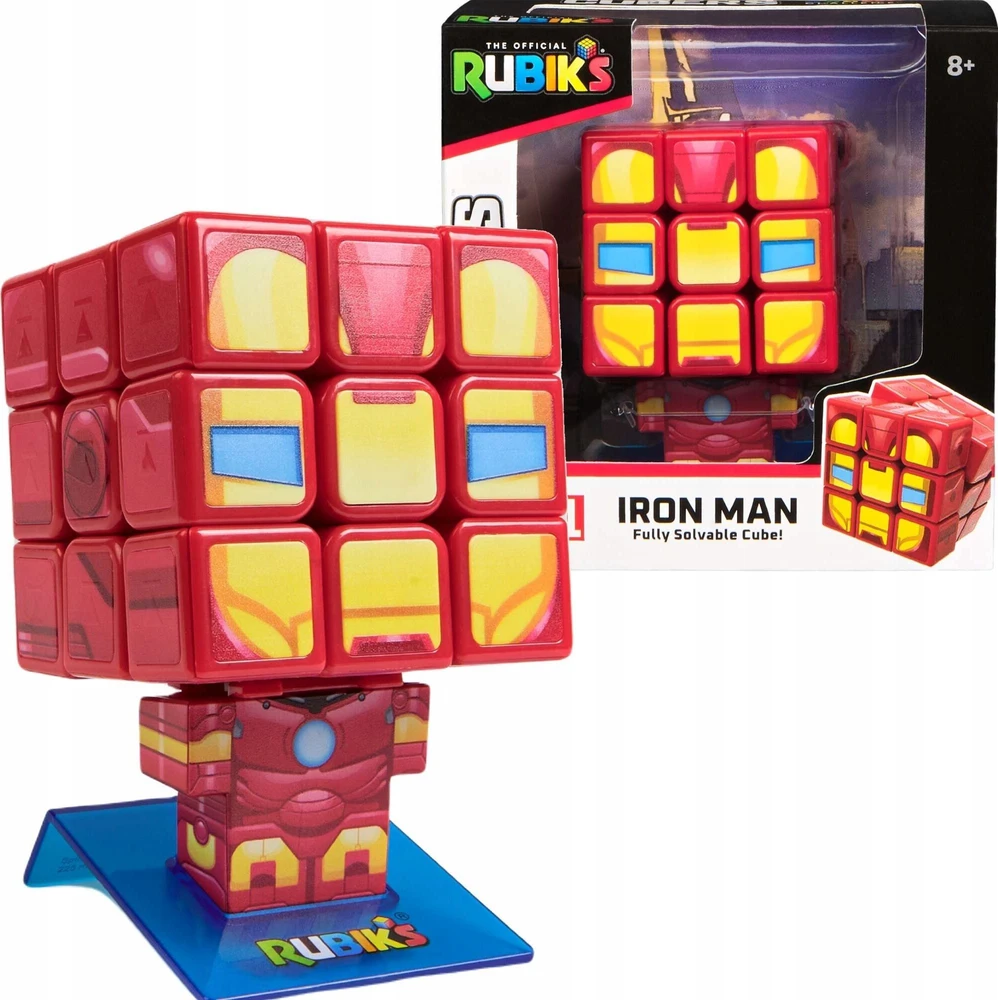 Spin Master Rubiks Rubiko kubas 3x3 – Geležinis žmogus (6071041)