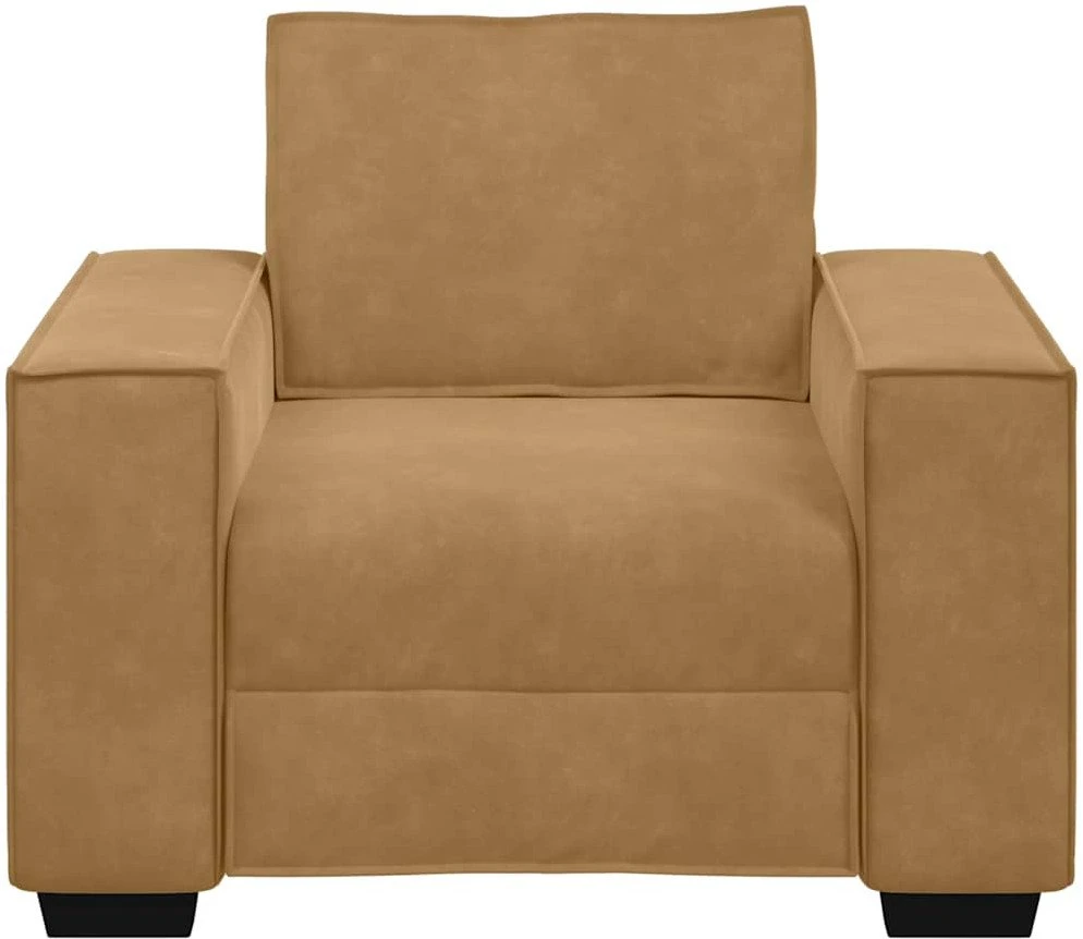 Sofa Sofos krėslas, rudas, 100x78x84 cm, aksomas