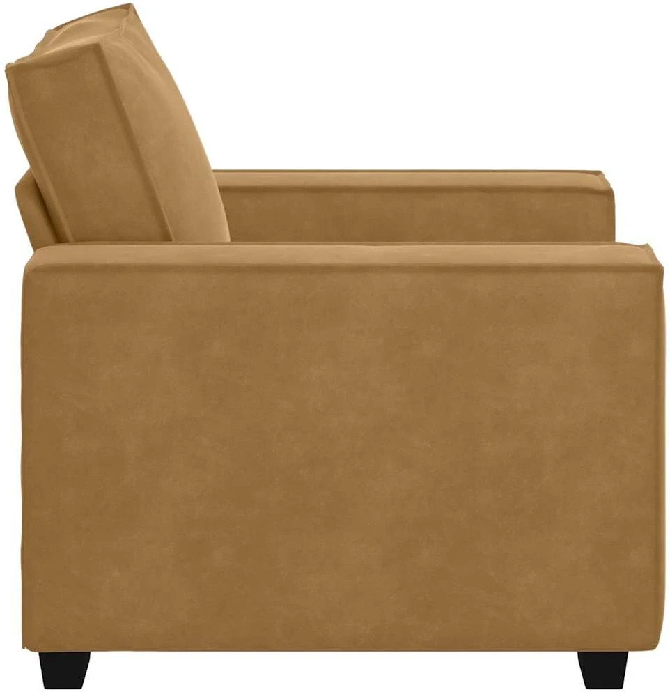 Sofa Sofos krėslas, rudas, 100x78x84 cm, aksomas
