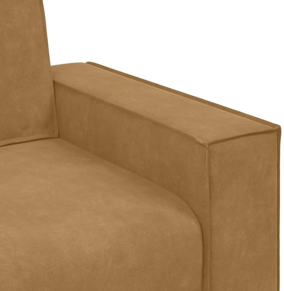 Sofa Sofos krėslas, rudas, 100x78x84 cm, aksomas