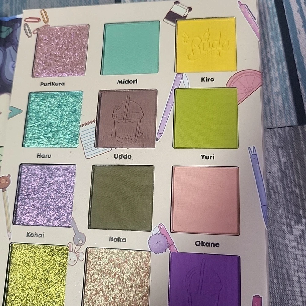 Rude Cosmetics Attitude Academia akių šešėlių paletė, 15 atspalvių