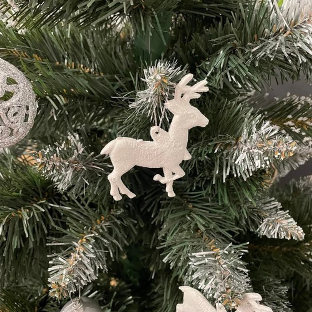 Christmas medžio baubles - reindeer 9pcs Ruhhy 22517