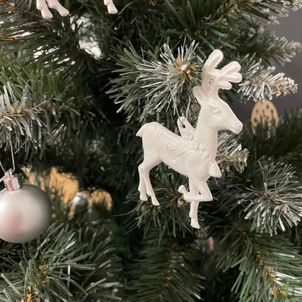 Christmas medžio baubles - reindeer 9pcs Ruhhy 22517