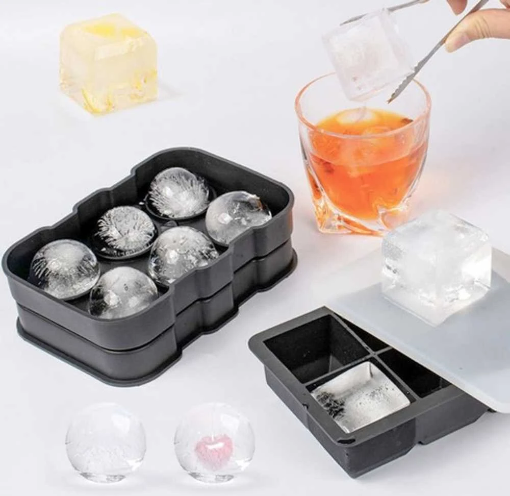 Silikoninė forma 2in1 - kubeliai + rutuliukai ruhhy 21270