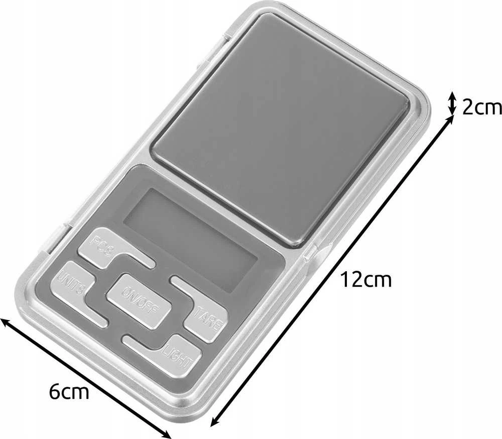 Virtuvinės svarstyklės Kišeninės svarstyklės 500x0,1g Ruhhy 24209