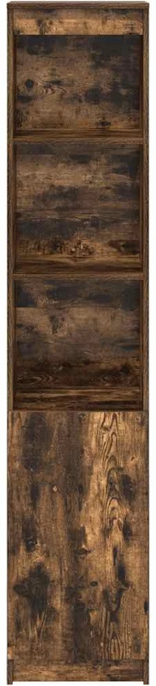 Komoda, dūminio ąžuolo spalvos, 37,5x35x180 cm apdirbta mediena