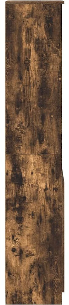 Komoda, dūminio ąžuolo spalvos, 37,5x35x180 cm apdirbta mediena
