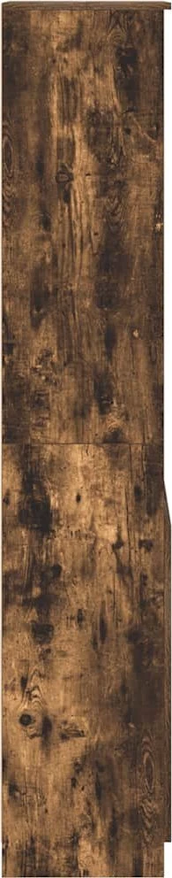 Komoda, dūminio ąžuolo spalvos, 50x35x180 cm apdirbta mediena