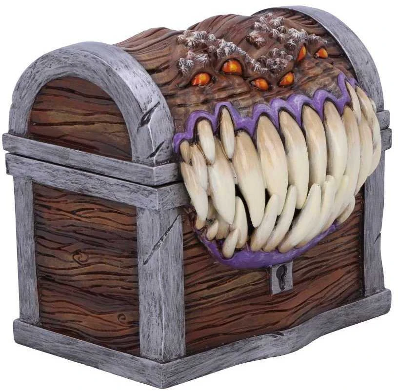 Nemesis Now Dungeons & Dragons Mimic Kauliukų Laikymo Dėžutė | 11.3cm