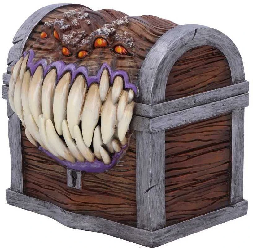 Nemesis Now Dungeons & Dragons Mimic Kauliukų Laikymo Dėžutė | 11.3cm