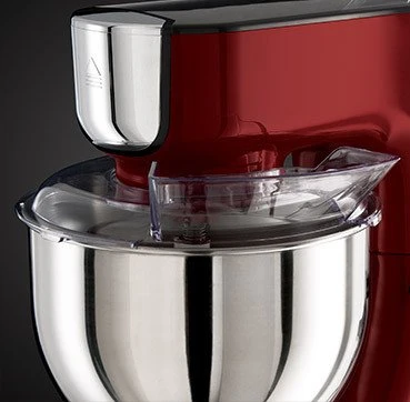 Russell Hobbs 23480-56, stalinis plakiklis, juoda, raudona, plakimas, minkymas, maišymas, 5 L, 1.5 L, nerūdijantis plienas