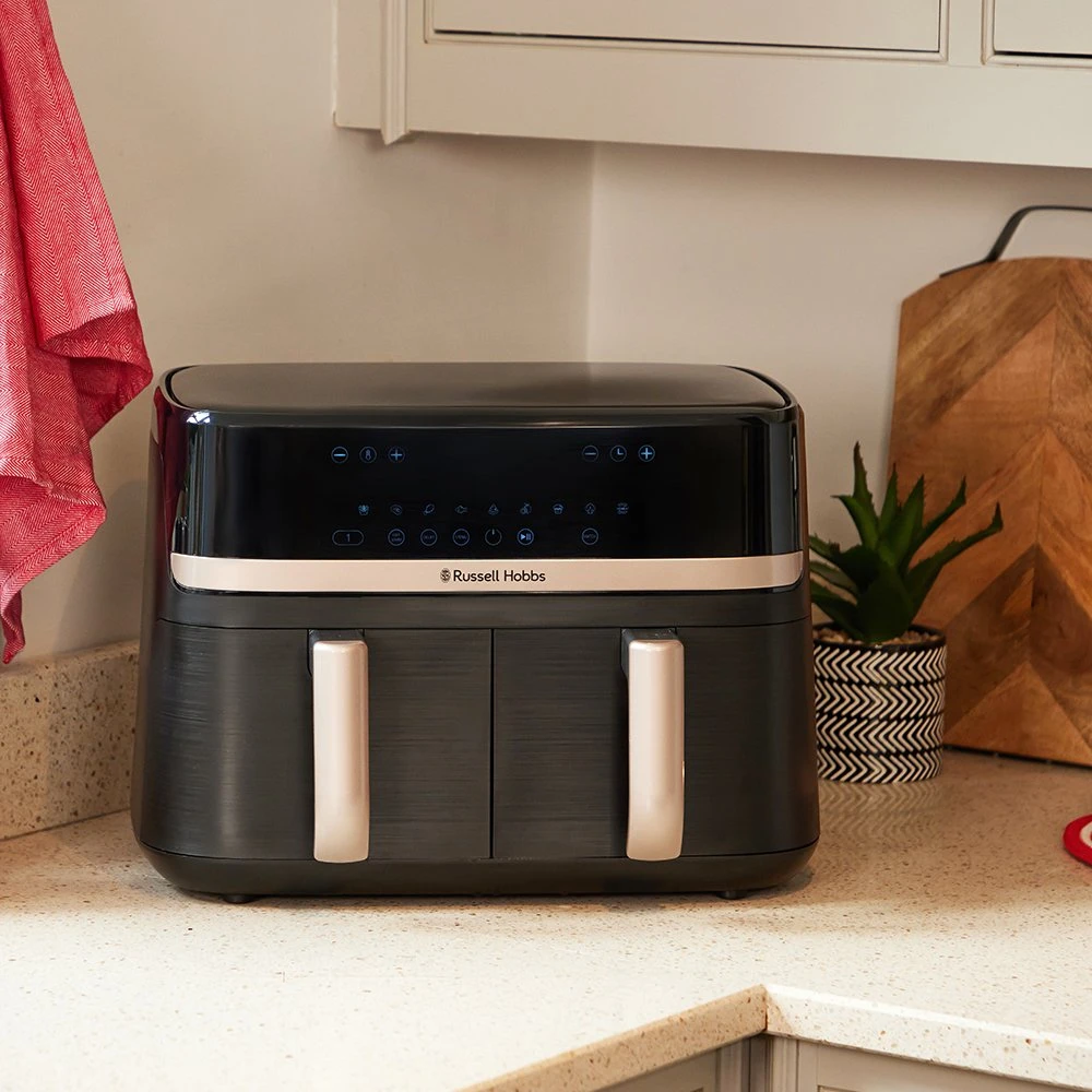 Russell Hobs Karšto oro gruzdintuvė Russell Hobbs Satisfry Air 9L Dual Basket, 27680-56