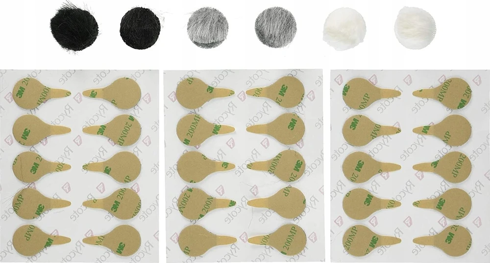 Mikrofono priedas - Rycote Overcovers 6 Fur 30 Stickies Mišri Spalva